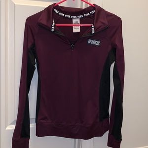 PINK quarter zip ULTIMATE sweatshirt